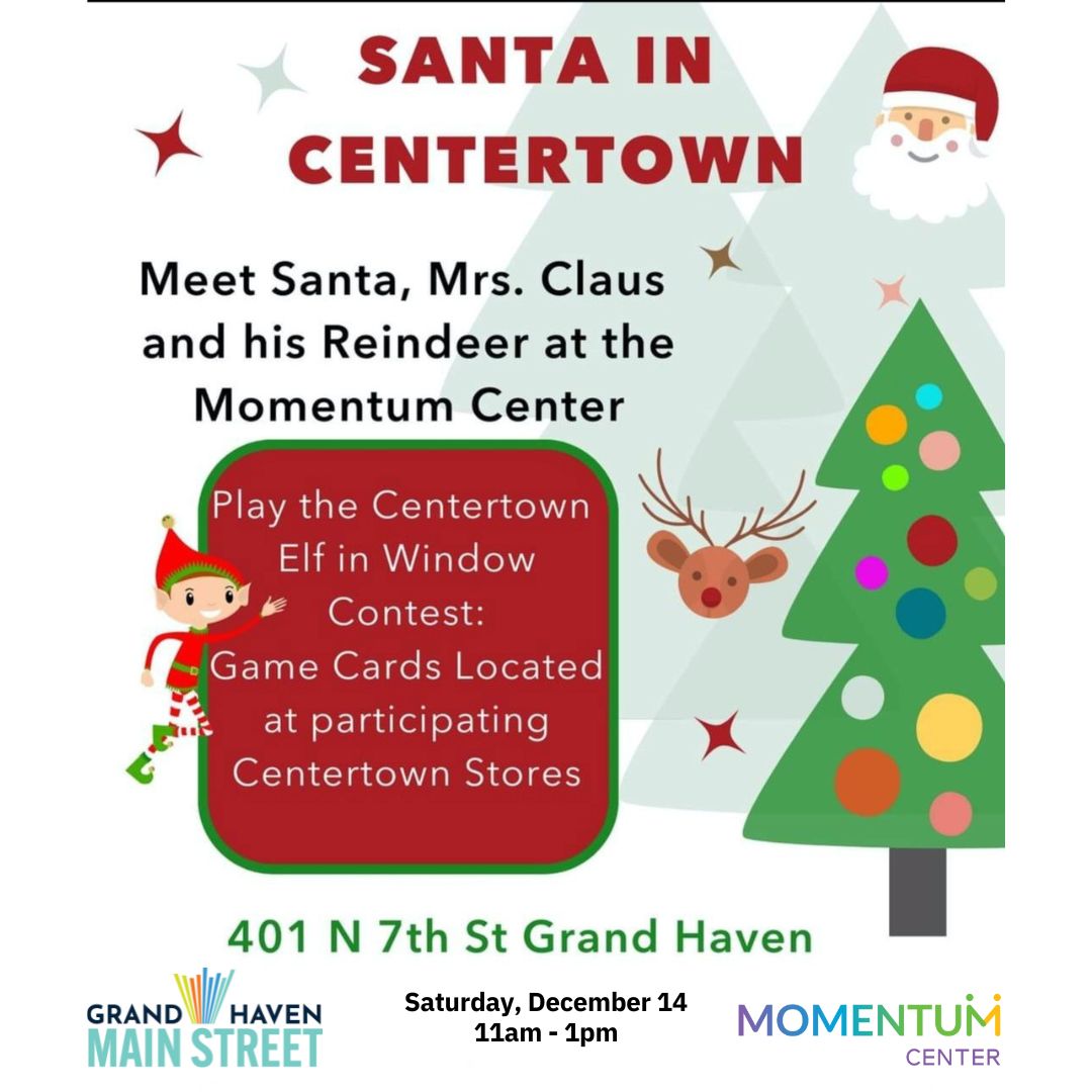 Santa in Centertown 2024 (Instagram Post)